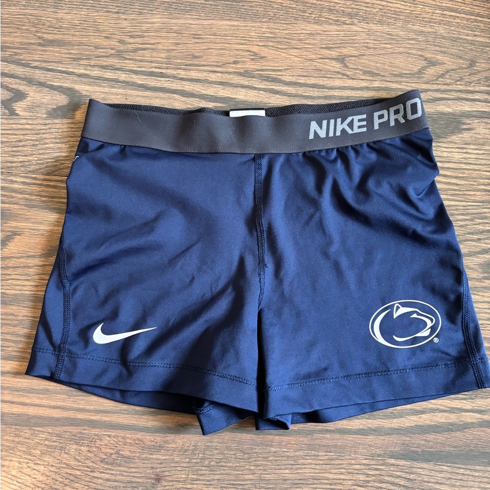 Nike Blue Athletic Shorts with Compression Fit